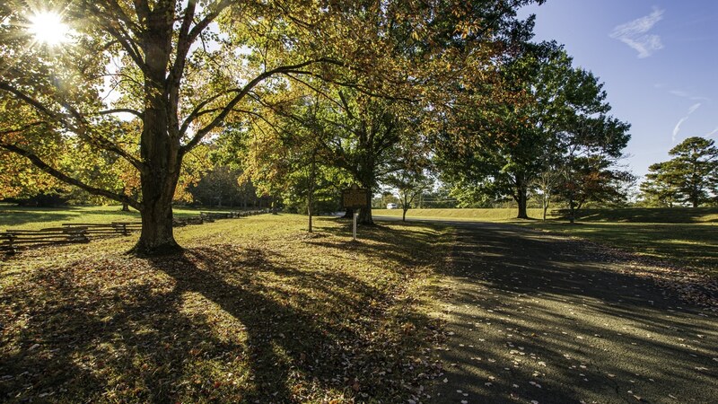 New Echota driveway entrance